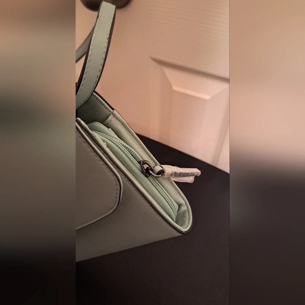 Vera Wang Mint Green Crossbody Bag